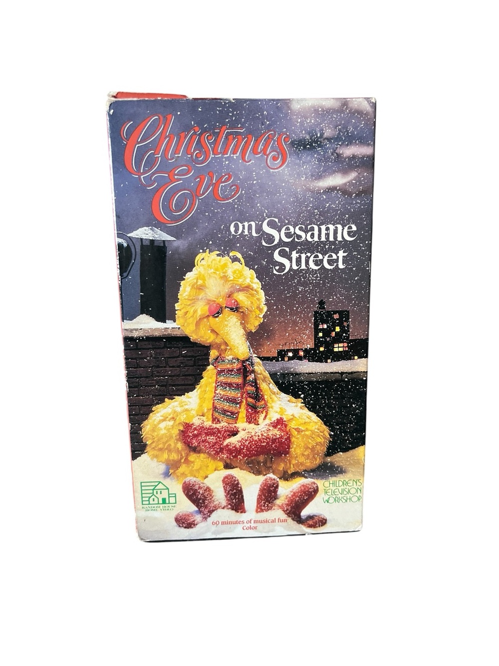 Vintage Christmas Eve on Sesame Street VHS big bird